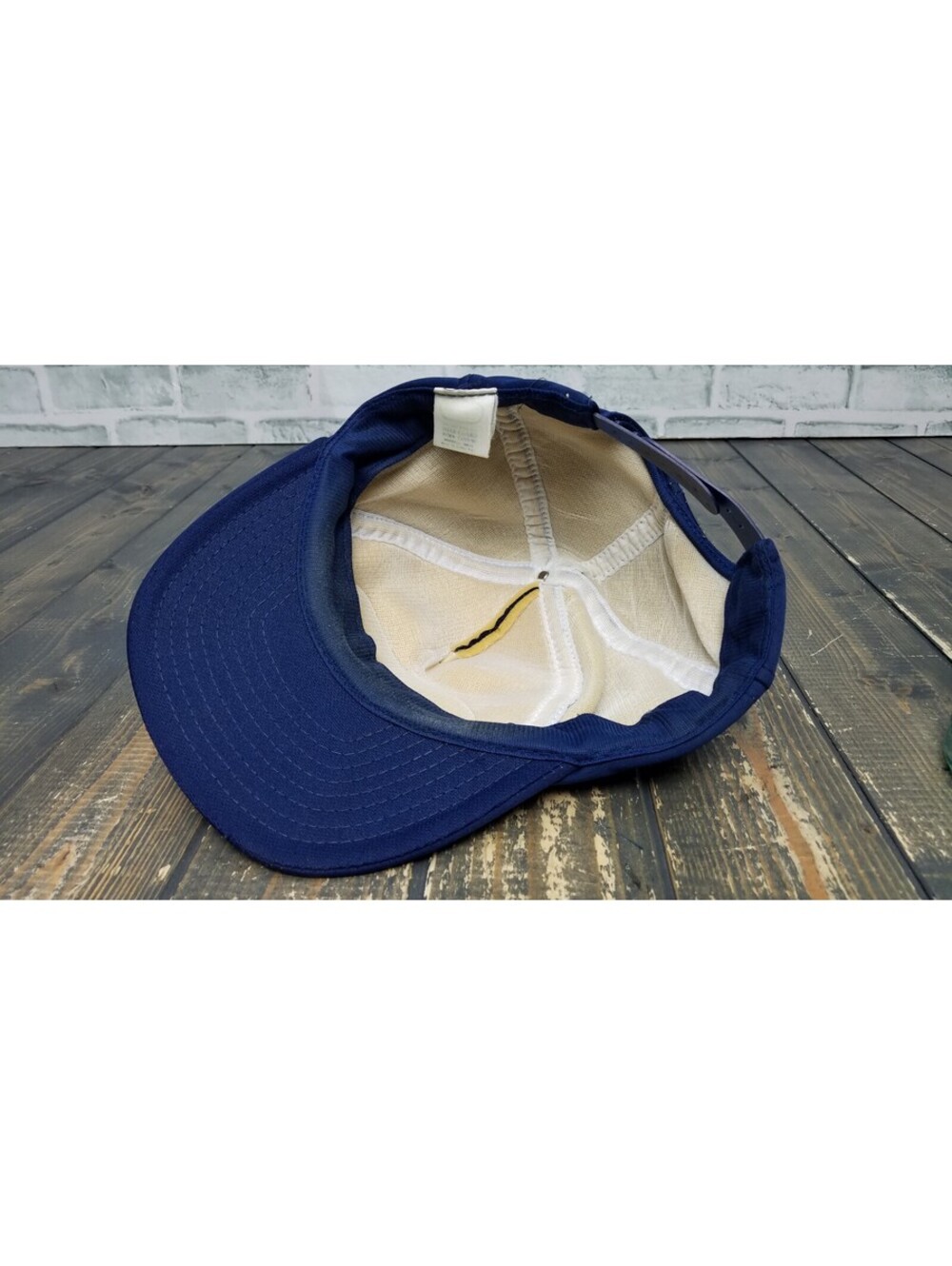 Vintage - BARN INC. Logo Patch BLUE Wear Guard Work Clothes Farm Truck Hat Cap - Picture 5 of 9